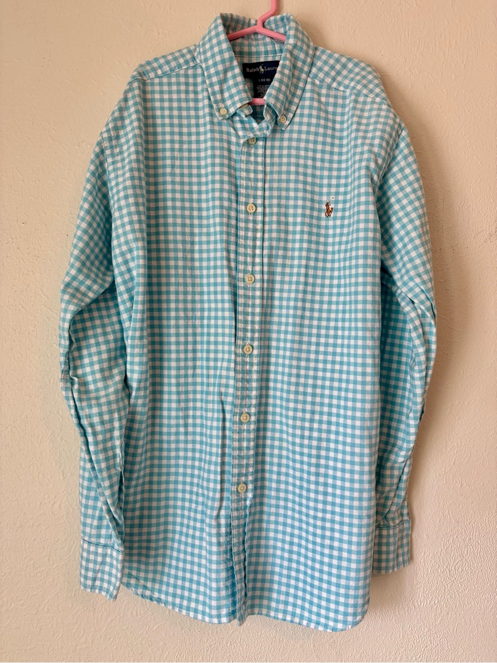 Gingham Cotton Poplin Shirt